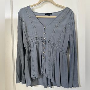 American Eagle Bell Sleeve Top